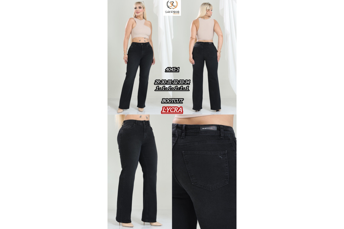 Фото Джинси жіночі SHEROCCO JEANS 4045-1 BOOT CUT from official site OSKAR™