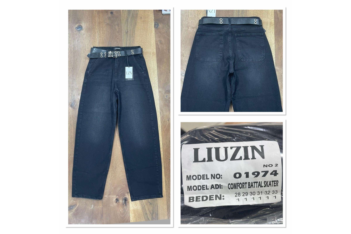 Фото Джинсы женские LIUZIN JEANS 01974-2 SKATER from official site OSKAR™