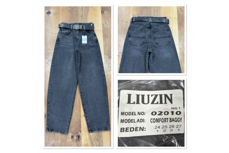 Джинси жіночі LIUZIN JEANS 02010-1 BAGGY