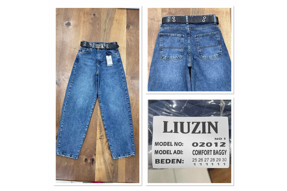 Фото Джинси жіночі LIUZIN JEANS 02012-1 BAGGY from official site OSKAR™