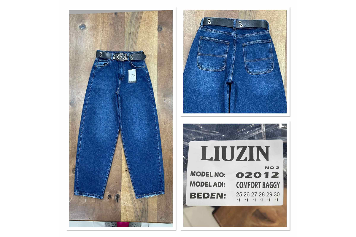 Фото Джинси жіночі LIUZIN JEANS 02012-2 BAGGY from official site OSKAR™