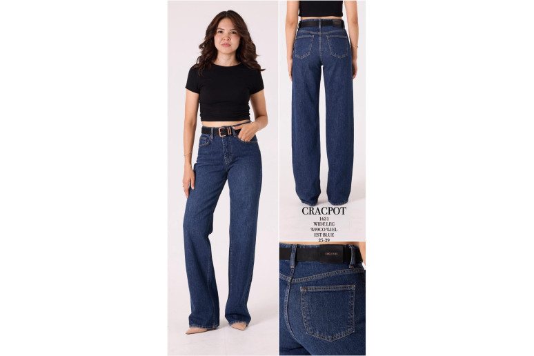 Джинси жіночі CRACPOT JEANS 1631 WIDE LEG