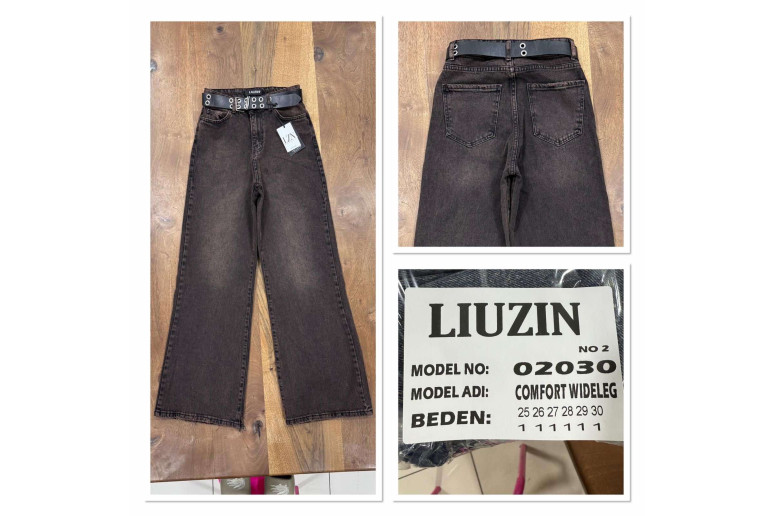 Джинси жіночі LIUZIN JEANS 02030-2 WIDE LEG