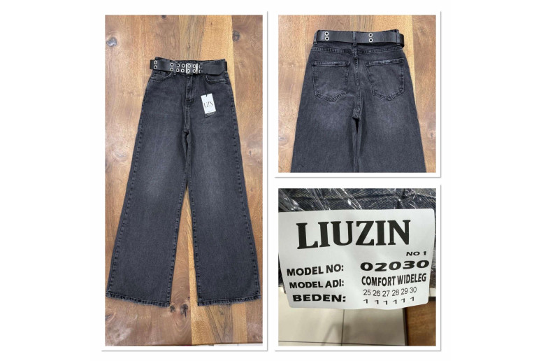 Джинси жіночі LIUZIN JEANS 02030-1 WIDE LEG