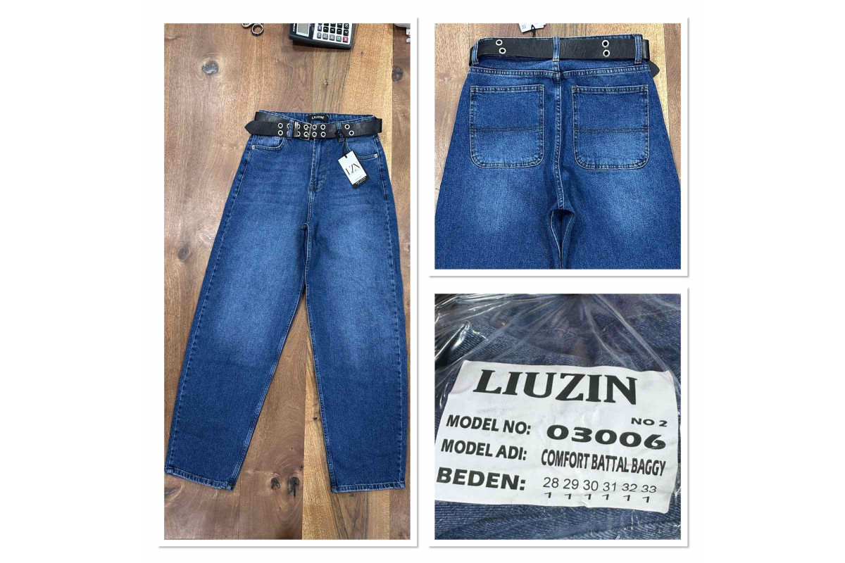 Фото Джинси жіночі LIUZIN JEANS 03006-2 BAGGY from official site OSKAR™
