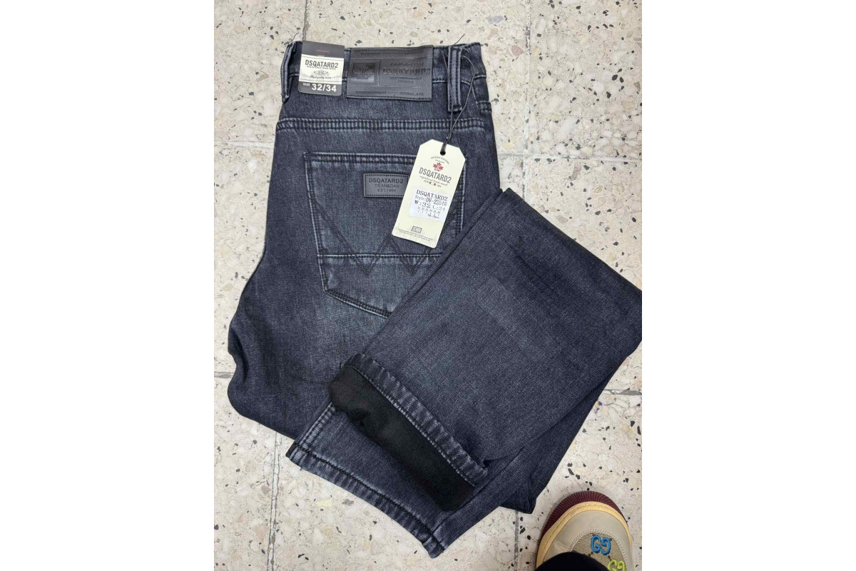 Фото Джинсы мужские DSQATARD JEANS 2264 Classic на флисе from official site OSKAR™