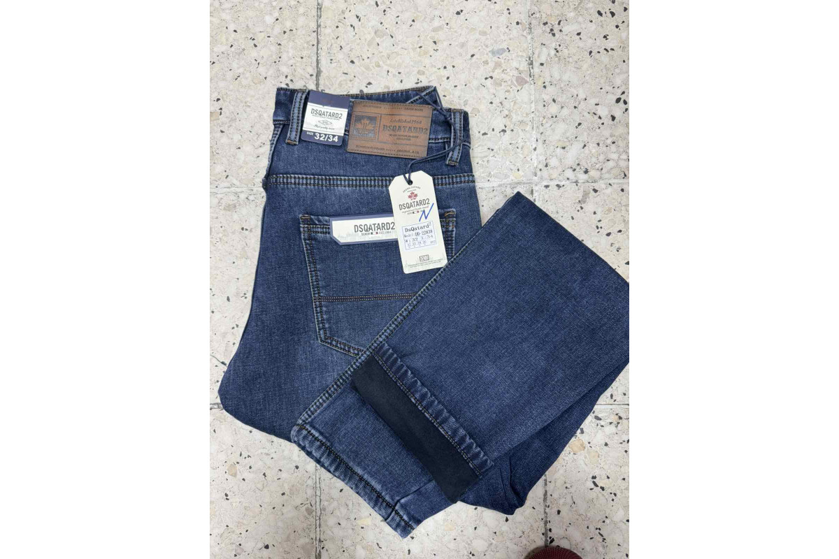 Фото Джинсы мужские DSQATARD JEANS 2283 Classic на флисе from official site OSKAR™