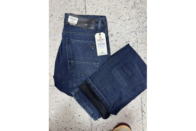 Джинсы мужские DSQATARD JEANS 2297 Classic на флисе