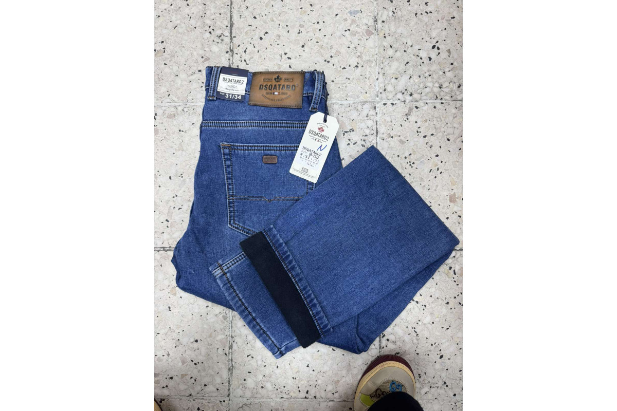 Фото Джинсы мужские DSQATARD JEANS 2312 Classic на флисе from official site OSKAR™