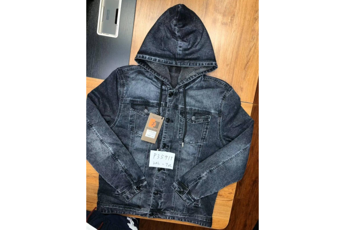 Фото Куртка джинсова чоловіча PAGALEE JEANS 3591 НА ХУТРІ from official site OSKAR™