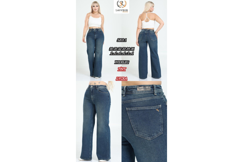 Джинси жіночі SHEROCCO JEANS 5203-1 WIDE LEG