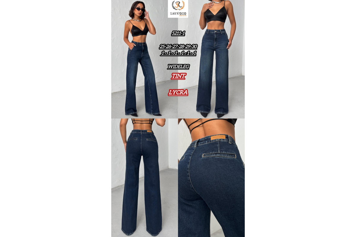 Фото Джинси жіночі SHEROCCO JEANS 5211-1 WIDE LEG from official site OSKAR™