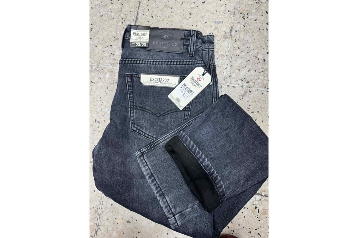 Фото Джинсы мужские DSQATARD JEANS 2271 Classic на флисе from official site OSKAR™