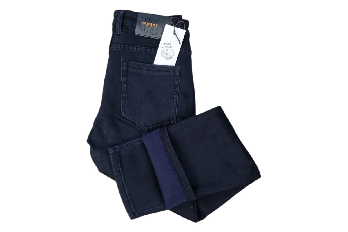 Фото Джинсы мужские NEW SKY JEANS 921 Классика на флисе from official site OSKAR™