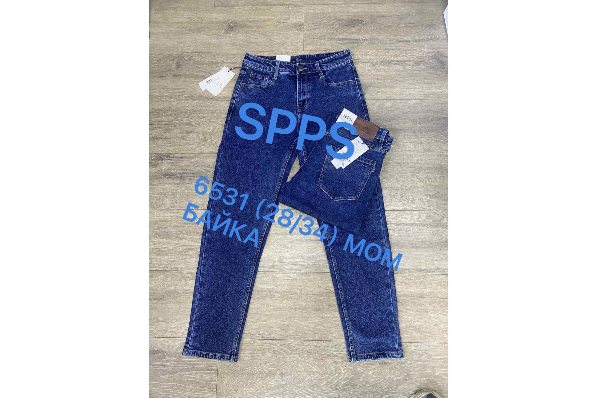 Фото Джинсы мужские 6531 SPP'S DENIM МОМ JEANS на байке from official site OSKAR™