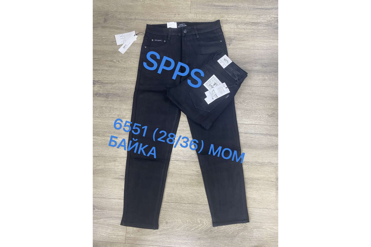 Фото Джинсы мужские 6551 SPP'S DENIM МОМ JEANS на байке from official site OSKAR™