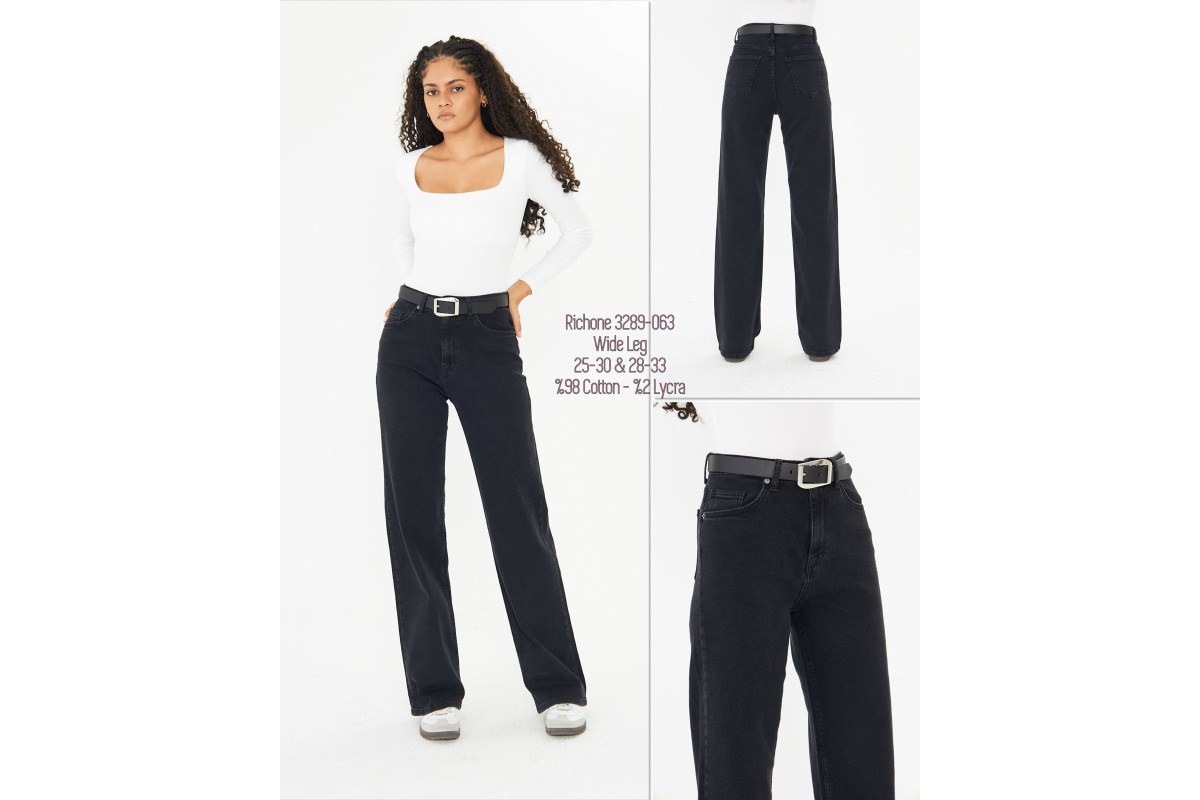 Фото Джинси жіночі JONH RICHONE JEANS 3289-В WIDE LEG НА БАЙЦІ from official site OSKAR™
