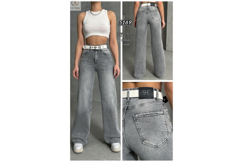 Джинси жіночі SHEROCCO JEANS 5169 WIDE LEG