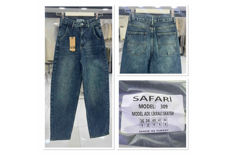 Джинсы мужские SAFARI JEANS 25309-4 SKATER ЗЕЛЕНЬ
