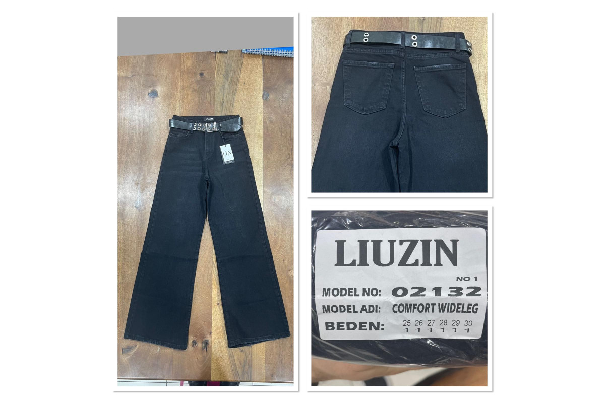 Фото Джинсы женские LIUZIN JEANS 02132-1 WIDE LEG from official site OSKAR™