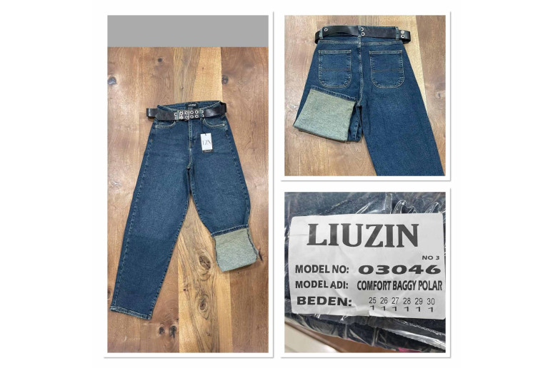 Джинсы женские LIUZIN JEANS 03046-3 BAGGY TINT