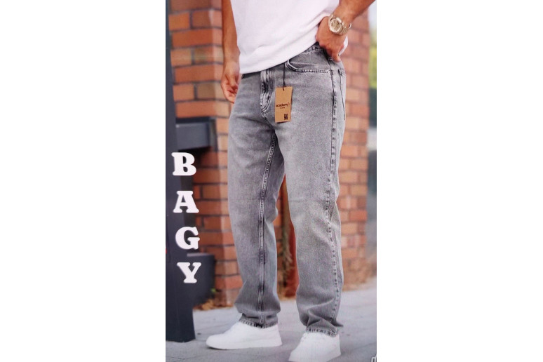 Джинсы мужские ACADEMY JEANS BAGY 1002 ANTRASIT KAR