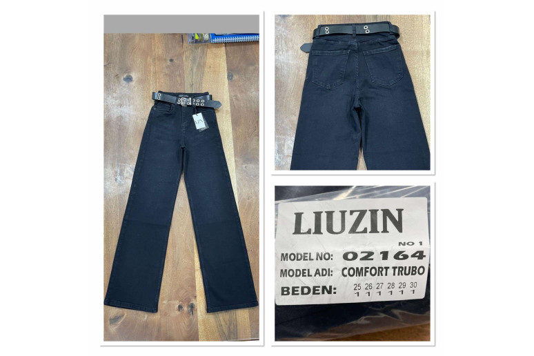 Джинсы женские LIUZIN JEANS 02164-1 WIDE LEG