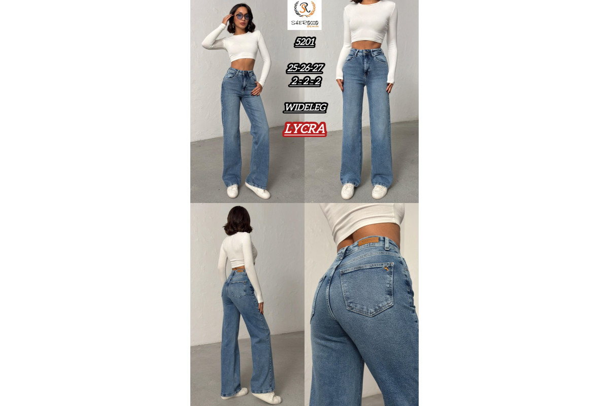 Фото Джинси жіночі SHEROCCO JEANS 5201 WIDE LEG from official site OSKAR™