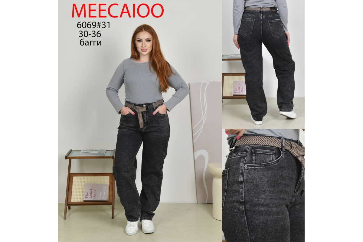 Фото Джинси жіночі MEECALOO JEANS 6069 BAGGY from official site OSKAR™
