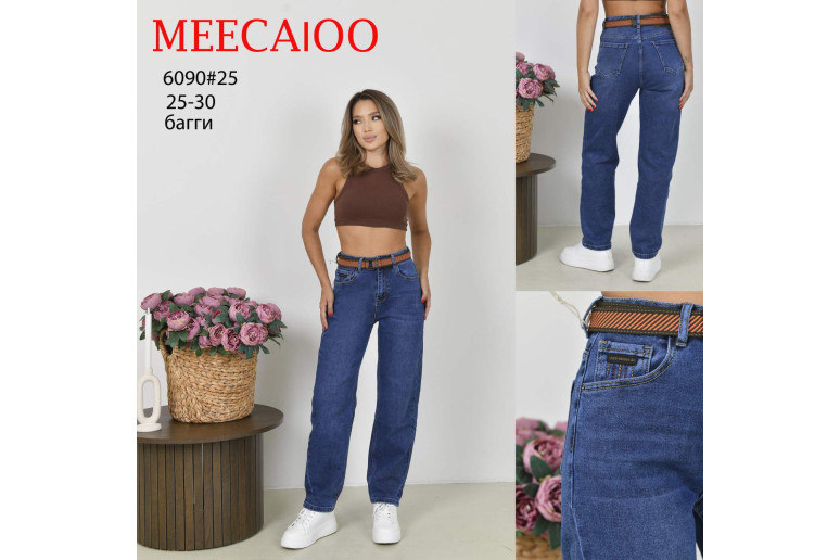 Джинсы женские MEECALOO JEANS 6090 BAGGY