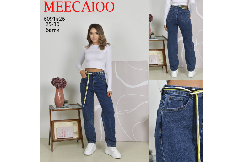 Джинсы женские MEECALOO JEANS 6091 BAGGY