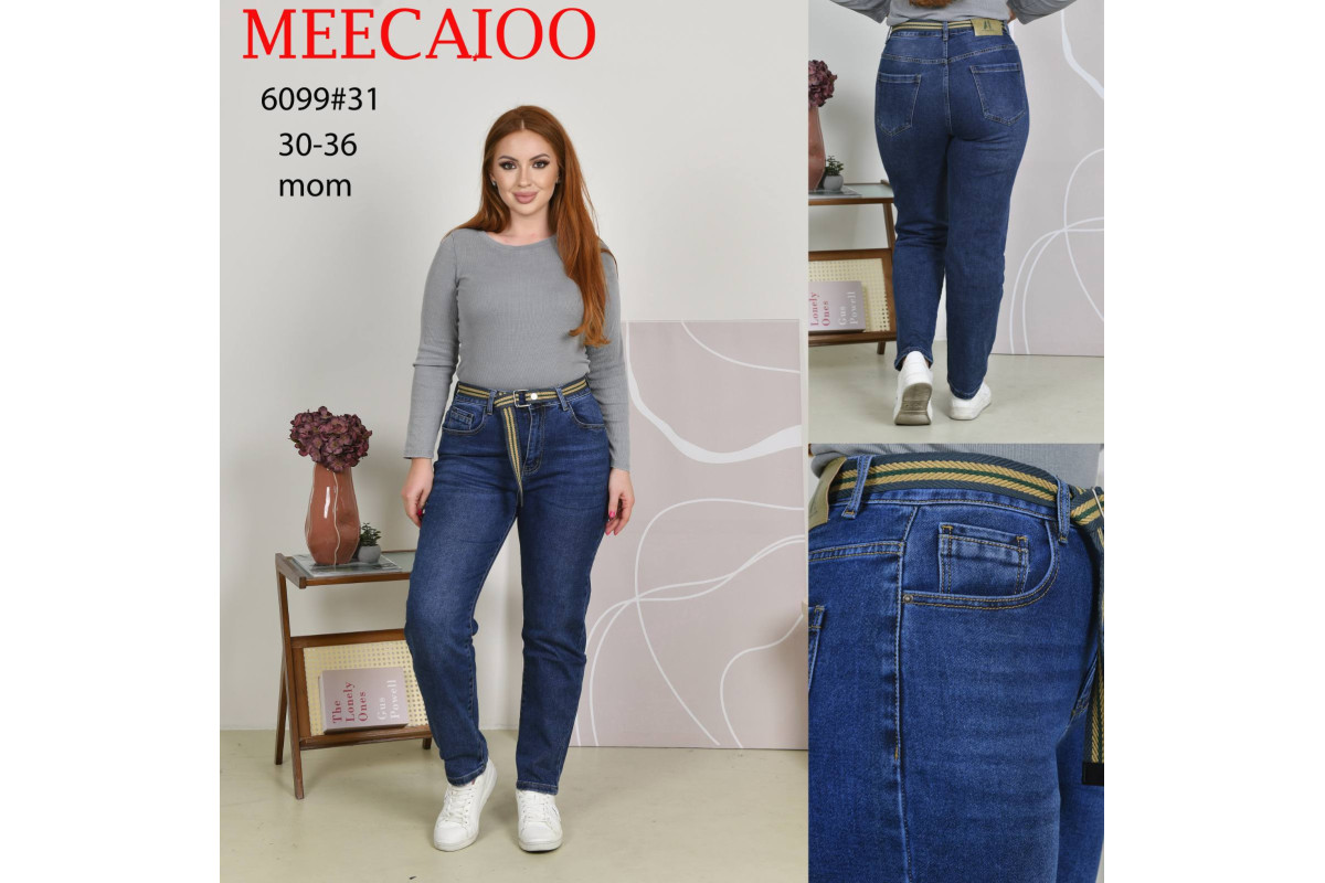 Фото Джинси жіночі MEECALOO JEANS 6099 МОМ from official site OSKAR™