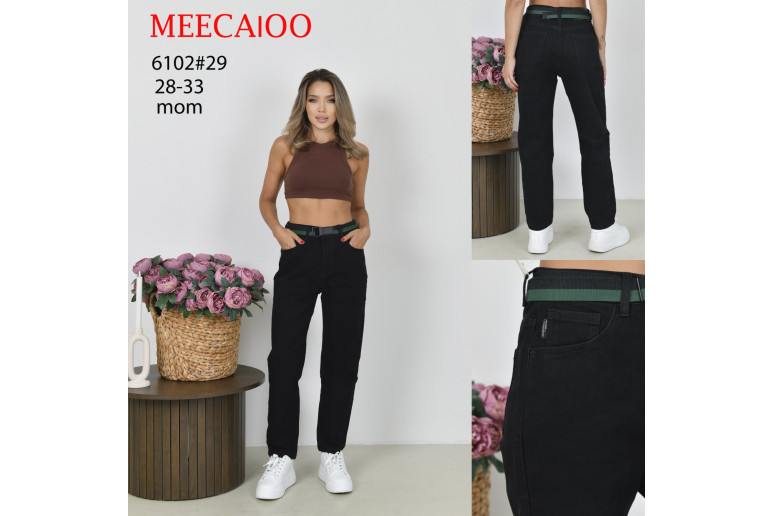 Джинсы женские MEECALOO JEANS 6102 МОМ