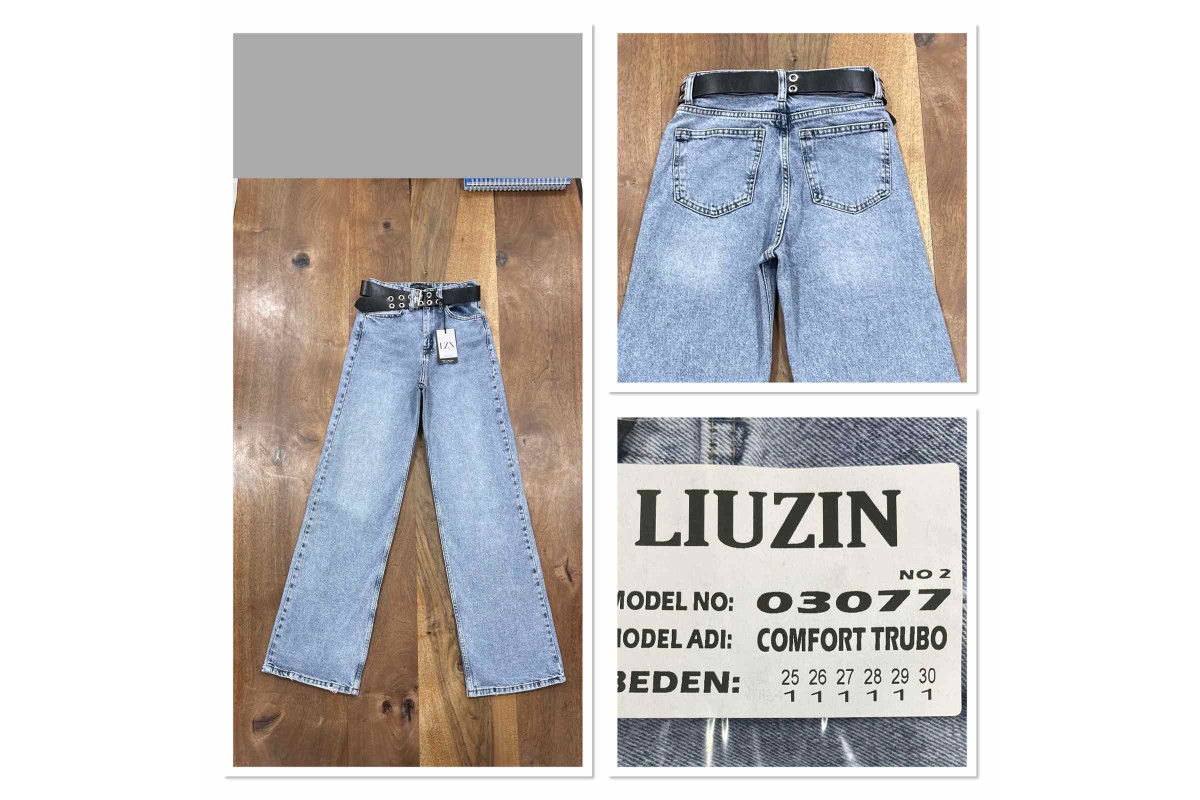 Фото Джинси жіночі LIUZIN JEANS 03077-2 ТРУБИ from official site OSKAR™