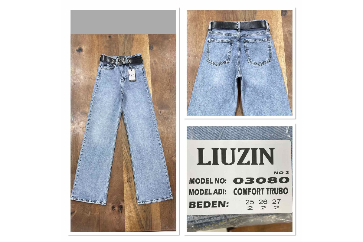 Фото Джинси жіночі LIUZIN JEANS 03080-2 ТРУБИ from official site OSKAR™