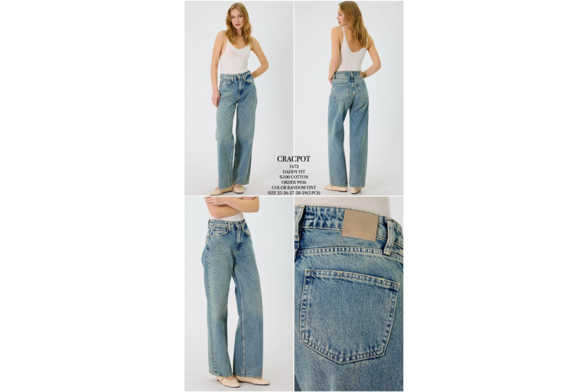 Фото Джинси жіночі CRACPOT JEANS 1472 DADY from official site OSKAR™