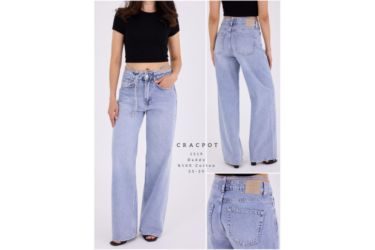 Джинси жіночі CRACPOT JEANS 1519 DADY FIT