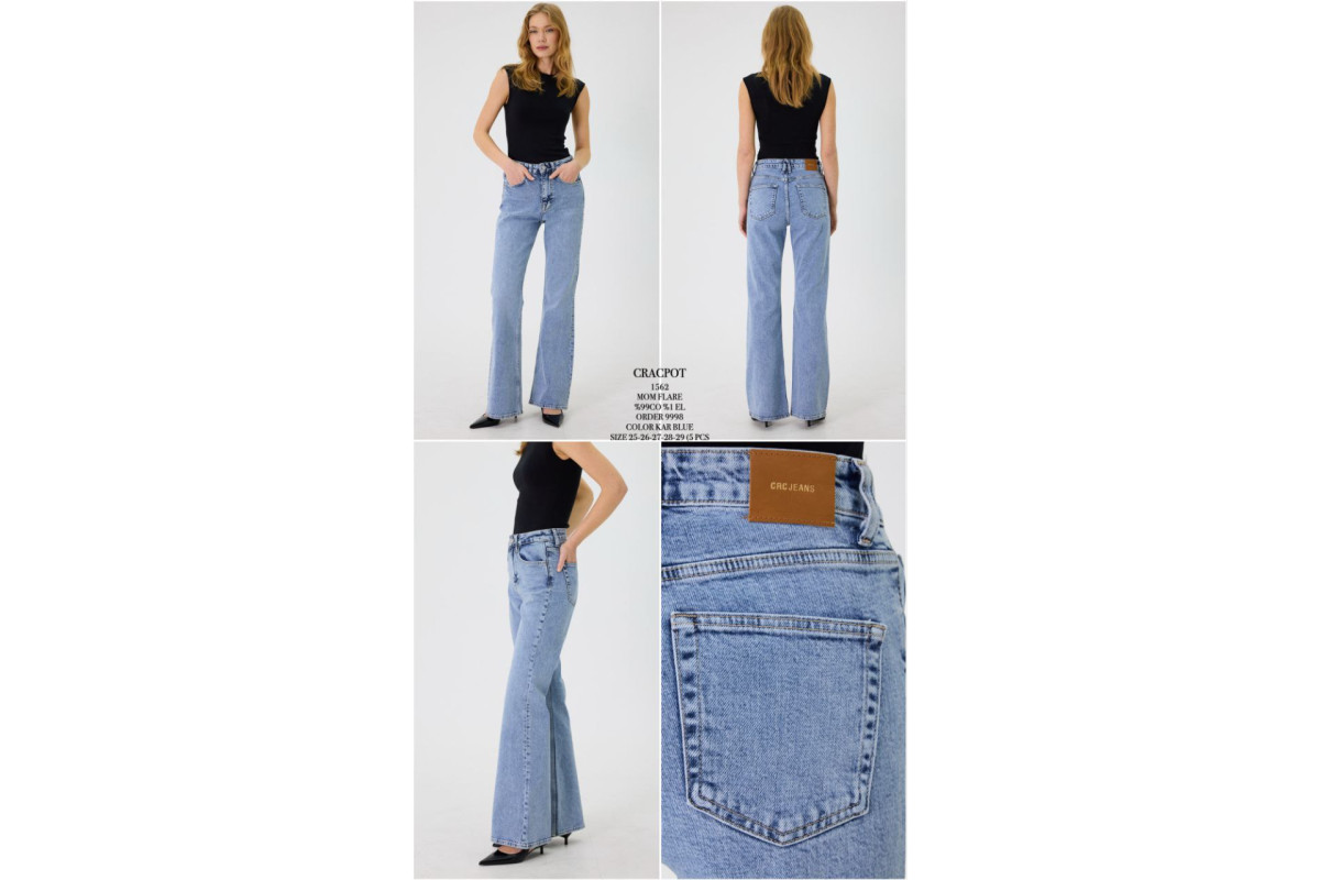 Фото Джинси жіночі CRACPOT JEANS 1562 COMFORT FLARE from official site OSKAR™