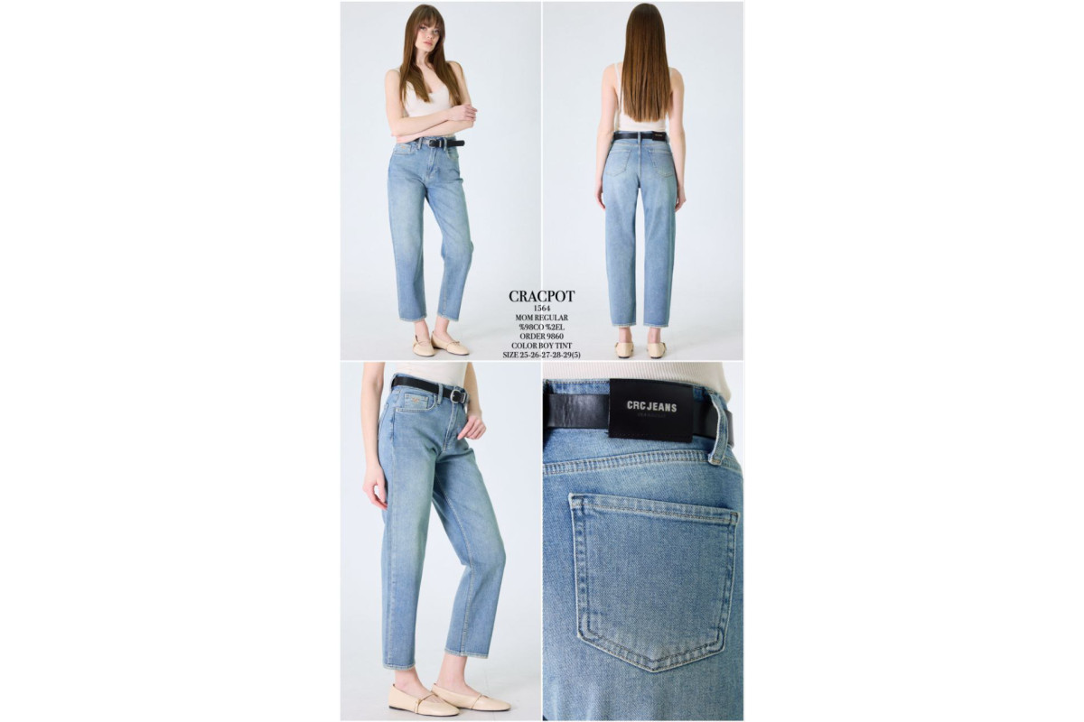Фото Джинсы женские CRACPOT JEANS 1564 MOM REGULAR from official site OSKAR™