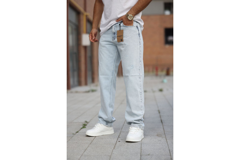Джинси чоловічі ACADEMY JEANS BAGY 1002 ACIK. VIPRATMA