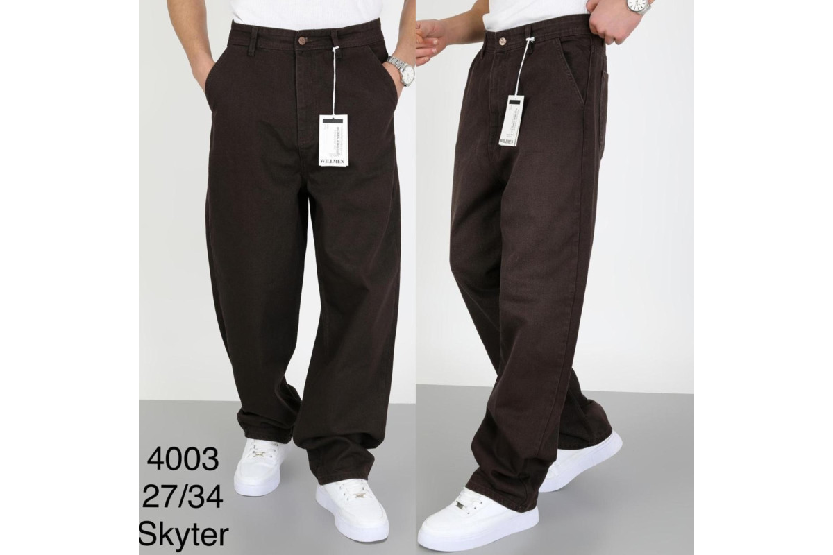 Фото Джинсы мужские WILLMEN JEANS SKATER 4003 КОФЕ from official site OSKAR™