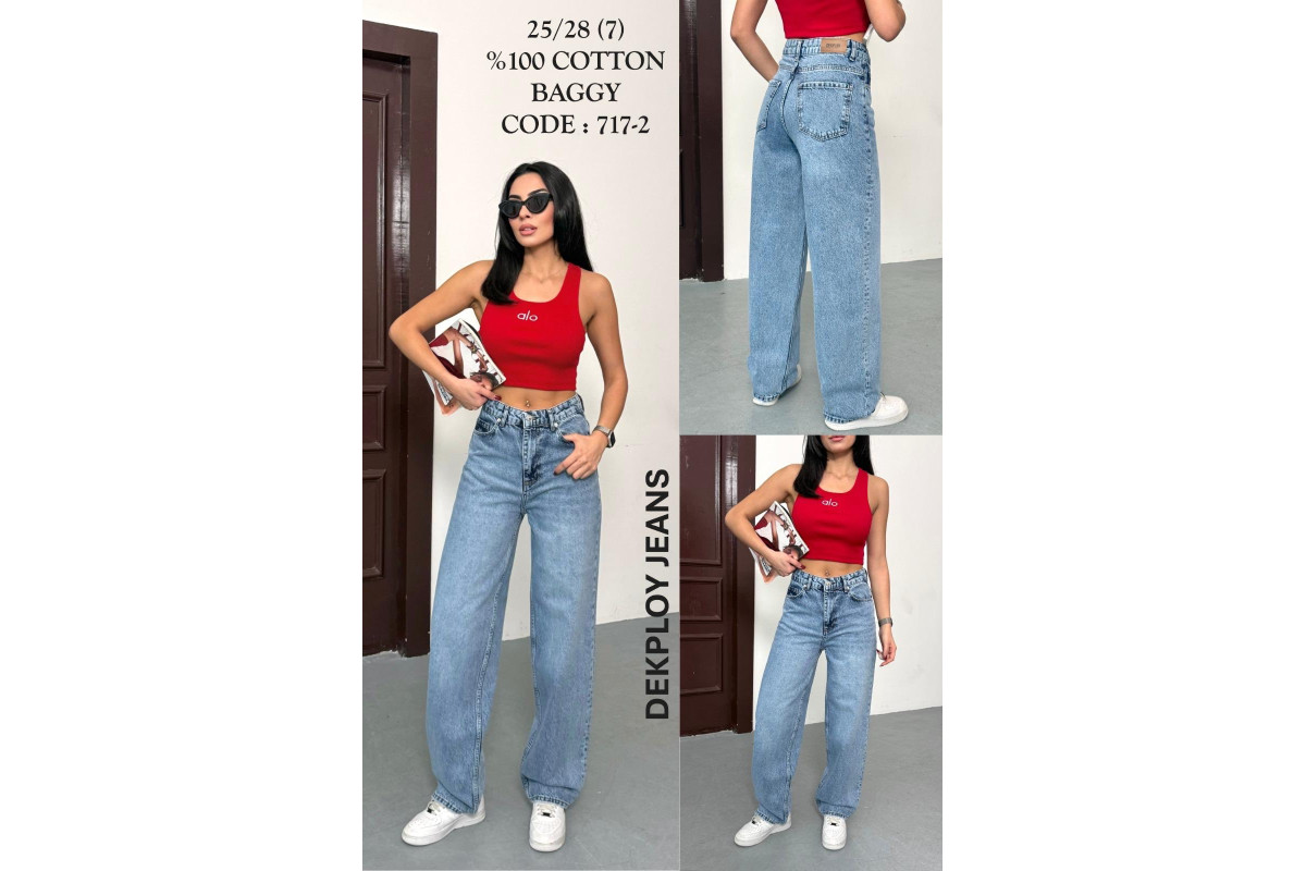 Фото Джинсы женские DEKPLOY JEANS 717-2 BAGGY from official site OSKAR™