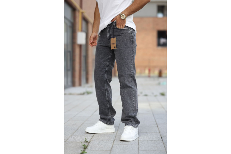 Джинси чоловічі ACADEMY JEANS BAGY 1002 KAR  ANTRASIT