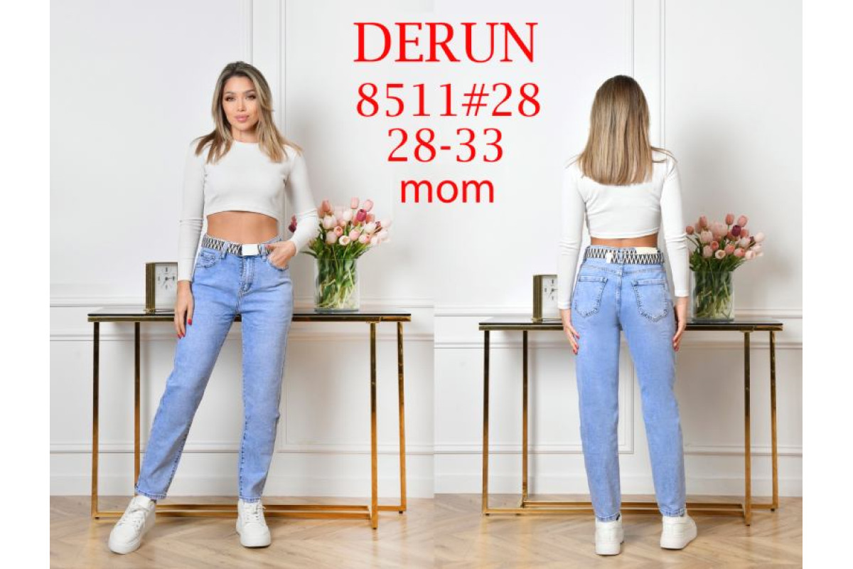 Фото Джинсы женские DERUN JEANS 8511 MOM from official site OSKAR™