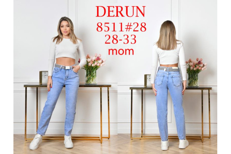 Джинсы женские DERUN JEANS 8511 MOM