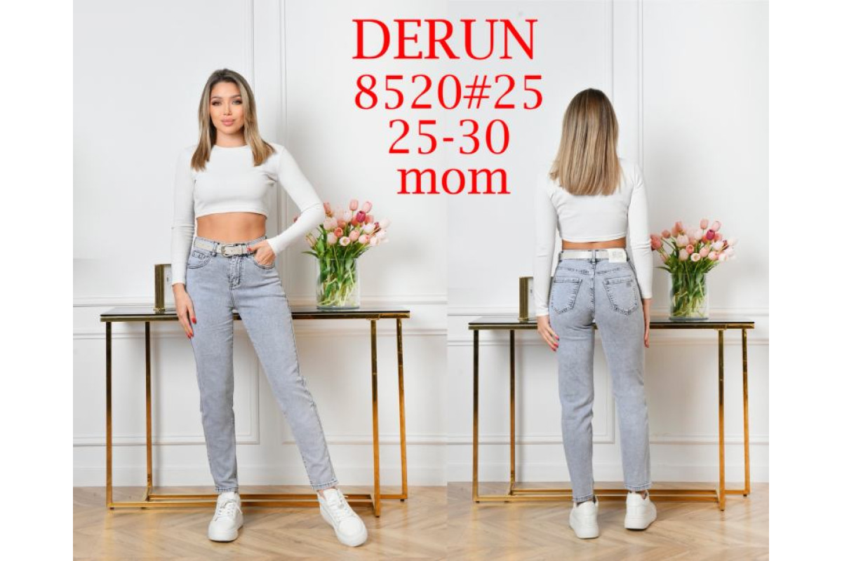 Фото Джинси жіночі DERUN JEANS 8520 MOM from official site OSKAR™