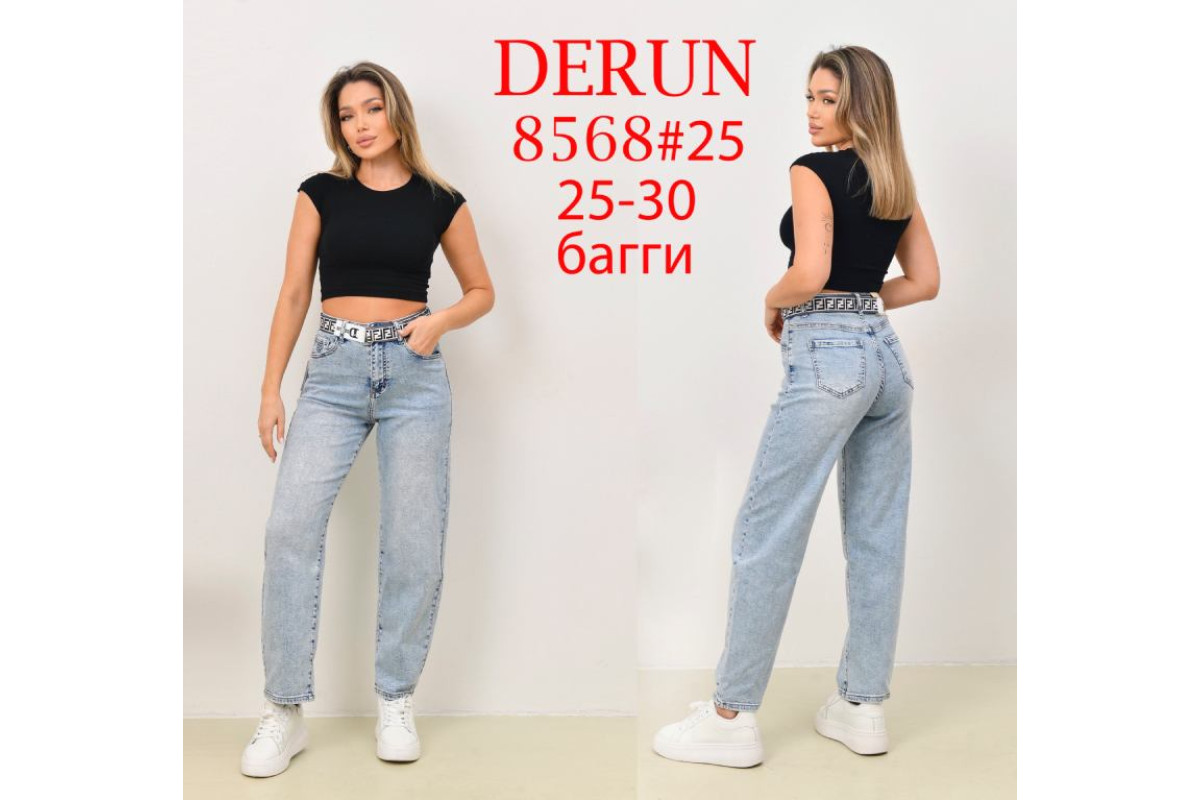 Фото Джинси жіночі DERUN JEANS 8568 BAGGY from official site OSKAR™