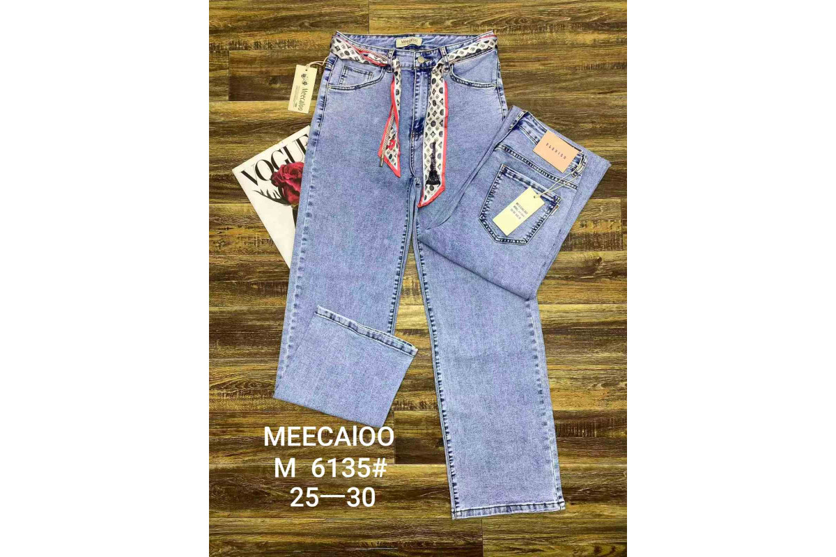 Фото Джинси жіночі MEECALOO JEANS 6135 ТРУБИ from official site OSKAR™