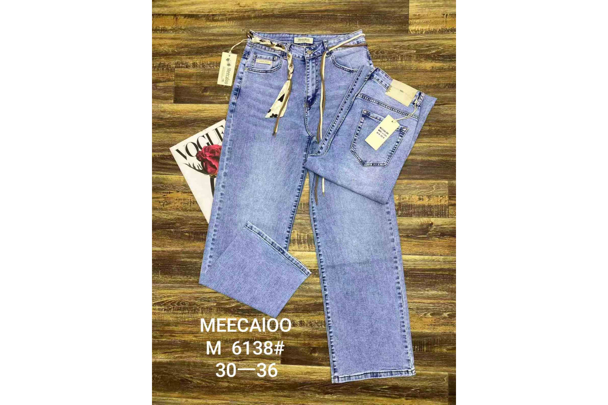 Фото Джинсы женские MEECALOO JEANS 6138 ТРУБЫ from official site OSKAR™