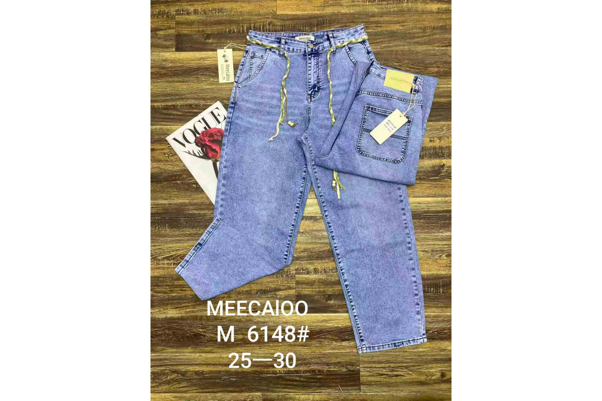 Фото Джинси жіночі MEECALOO JEANS 6148 BAGGY from official site OSKAR™